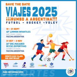Eventos Maccabeos 2025 Voley Futbol Hockey Ajedrez Feed Copy 2